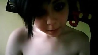 18 Year Old Cute Girl Tiffany Reveals Huge Boobs On Webcam