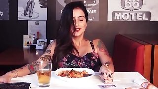 Multiple Orgasms in Public Restaurant