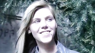 CZECH STREETS - Ilona takes cash for public sex