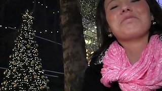 PublicAgent Vanessa earns extra Xmas cash by fucking my big dick